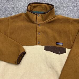 Patagonia Synchilla Snap-T Pullover Mens Medium Fleece Retro Outdoor Hiking